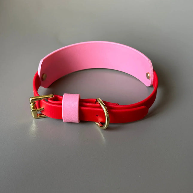 Love Red & Pink Hound Collar