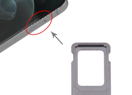 SIM Card Tray for iPhone 12 Pro Max, For iPhone 12 Pro Max (Single)