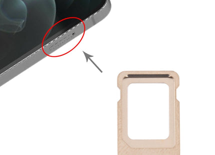 SIM Card Tray for iPhone 12 Pro Max, For iPhone 12 Pro Max (Single)