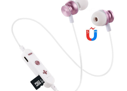 F17 Bluetooth 4.2 Hanging Neck Design Bluetooth Headset, Support Music Play & Switching & Volume Control & Answer