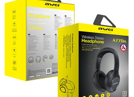 AWEI A770BL Bluetooth 5.0 Stereo Wireless Bluetooth Headset