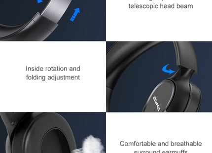 AWEI A770BL Bluetooth 5.0 Stereo Wireless Bluetooth Headset