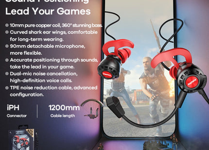 REMAX RM-750 8PIN Interface Gaming Earphone