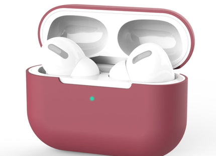 For AirPods Pro Silicone Wireless Earphone Protective Case Cover without Buckle