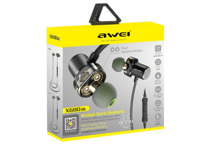 awei X680BL Wireless Sports Bluetooth Headset