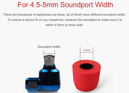 TRN Earphone Silicone Memory Foam Earplug
