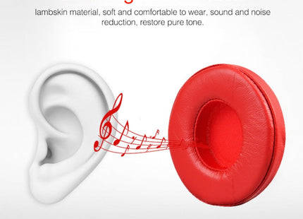 1 Pair Leather Headphone Protective Case for Beats Solo2.0 / Solo3.0, Wireless Version
