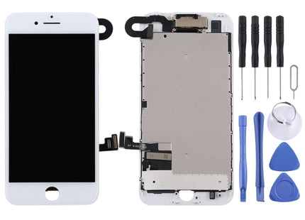LCD Screen include Front Camera for iPhone 7, i7 Black with Camera, i7 White with Camera