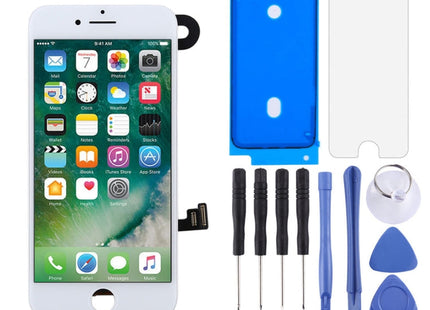 LCD Screen include Front Camera for iPhone 7, i7 Black with Camera, i7 White with Camera