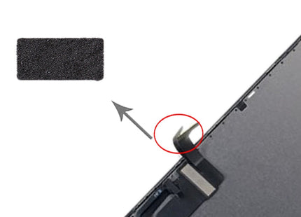 100 PCS LCD Display Flex Cable Cotton Pads for iPhone 7, For iPhone 7
