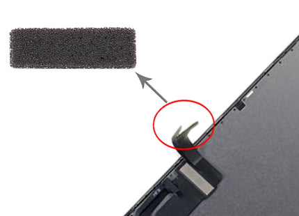 100 PCS Touch Flex Cable Cotton Pads for iPhone 7, For iPhone 7