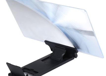 F6 12 inch Universal Foldable 3D Mobile Phone Screen Magnifier with Lazy Stand