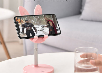 03247 Rabbit Retractable Phone Lazy Bracket Foldable Desktop Holder