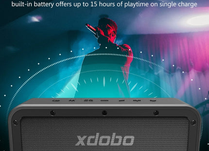 XDOBO Wake 1983 IPX7 Waterproof Portable Outdoor Wireless Bluetooth Speaker