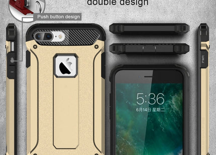 For iPhone 8 Plus & 7 Plus   Tough Armor TPU + PC Combination Case