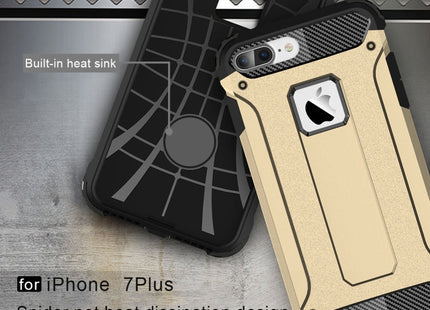 For iPhone 8 Plus & 7 Plus   Tough Armor TPU + PC Combination Case
