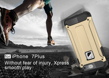 For iPhone 8 Plus & 7 Plus   Tough Armor TPU + PC Combination Case