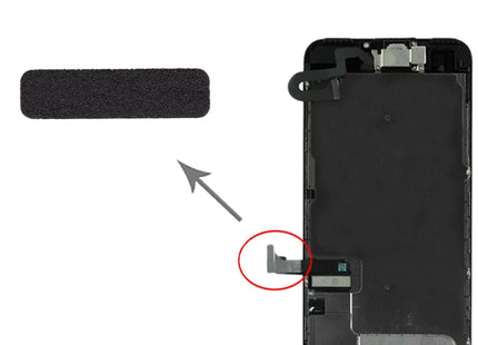 100 PCS Touch Flex Cable Cotton Pads for iPhone 7 Plus, For iPhone 7 Plus