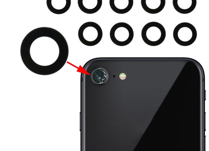 10 PCS Back Camera Lens for iPhone 8, For iPhone 8 (10PCS)