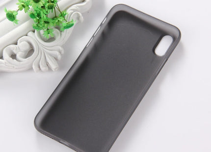 For iPhone X / XS PP Protective Back Cover Case  (Black)