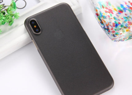 For iPhone X / XS PP Protective Back Cover Case  (Black)