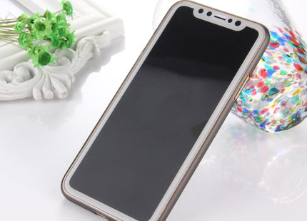 For iPhone X / XS PP Protective Back Cover Case  (Black)