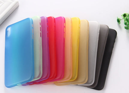 For iPhone X / XS PP Protective Back Cover Case  (Black)