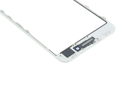 for iPhone 8 Plus Front Screen Outer Glass Lens with Front LCD Screen Bezel Frame