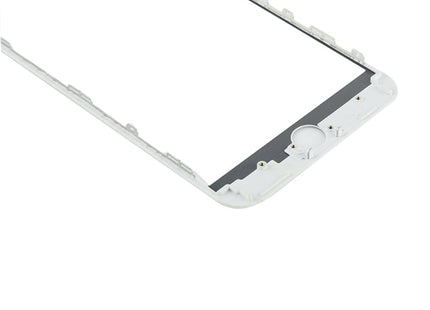 for iPhone 8 Plus Front Screen Outer Glass Lens with Front LCD Screen Bezel Frame
