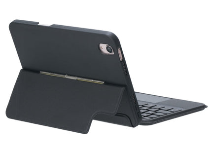 T06-AS For iPad mini6 / mini 7 Touch Backlight Split Type Bluetooth Keyboard Leather Case, T06-AS