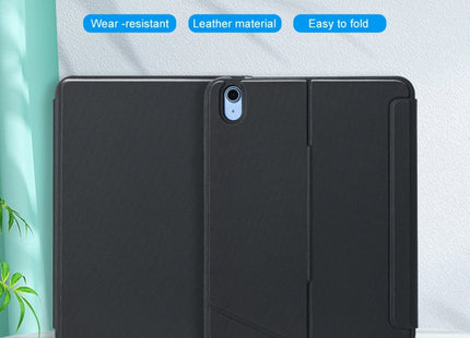 T10-AS For iPad 11 2025 / iPad 10th Gen 10.9 2022 Touch Backlight Split Type Bluetooth Keyboard Leather Case, T10-A