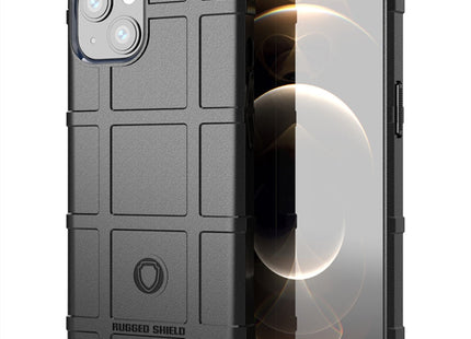 For iPhone 13 Rugged Shield Full Coverage Shockproof TPU Case