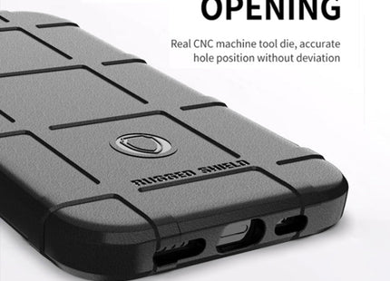 For iPhone 13 Rugged Shield Full Coverage Shockproof TPU Case