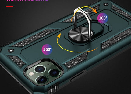 Armor Shockproof TPU + PC Protective Case for iPhone 11, with 360 Degree Rotation Holder, For iPhone 11