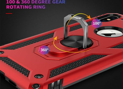 For iPhone XS Max Armor Shockproof TPU + PC Protective Case with 360 Degree Rotation Holder, For iPhone XS Max