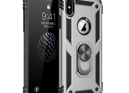 For iPhone XS Max Armor Shockproof TPU + PC Protective Case with 360 Degree Rotation Holder, For iPhone XS Max