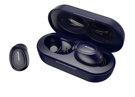 awei T16 TWS Bluetooth V5.0 Ture Wireless Sports Headset with Charging Case