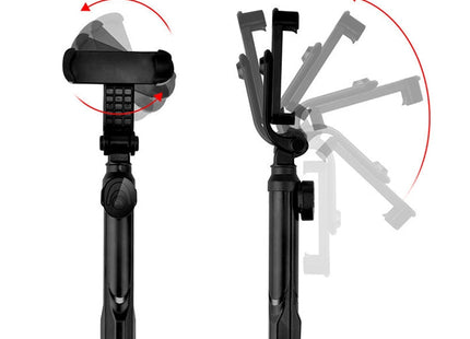 XT10 Multi-function Mobile Live Broadcast Bluetooth Self-timer Pole Tripod