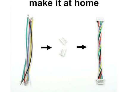 Pre-Crimped DIY Cable Kit - JST SH1.0 Connectors