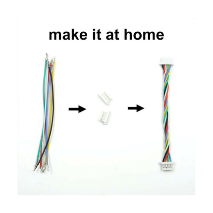 Pre-Crimped DIY Cable Kit - JST SH1.0 Connectors