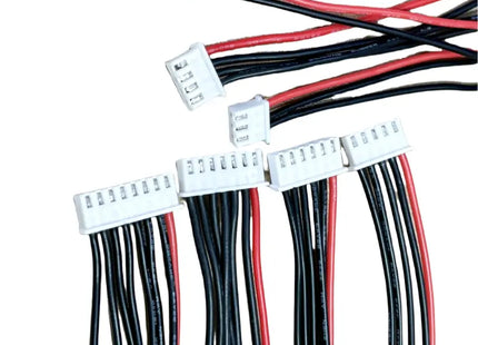 JST-XH Balance Lead Connectors with Wire (1S-8S)