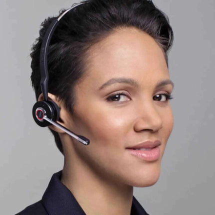Jabra Engage 65 Convertible DECT Wireless Headset Noise Cancelling 13 Hr Battery