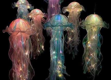 Jellyfish Night Light Lamp Portable