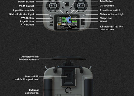 Jumper T15 VS-M Hall Gimbal ELRS 1W 2.4G