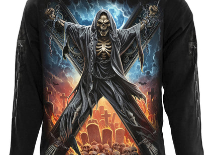 CROSSED OVER - Longsleeve T-Shirt Black