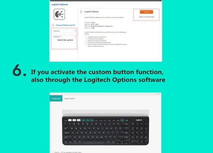Logitech K780 Multi-device Bluetooth + Unifying Dual Mode Wireless Keyboard with Stand