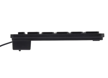 TT-A01 Ultra-thin Design Mini Wired Keyboard, German Version (Black)