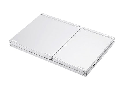 B033 Rechargeable 3-Folding 64 Keys Bluetooth Wireless Keyboard with Touchpad, 3-Folding 64 Keys with Touchpad White
