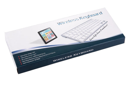 BK-3001 Bluetooth Wireless 78 Keys Ultrathin Keyboard for Windows / iPad / iPhone