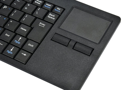 MC-818 82 Keys Touch-pad Ultra-thin Wired Computer Keyboard
